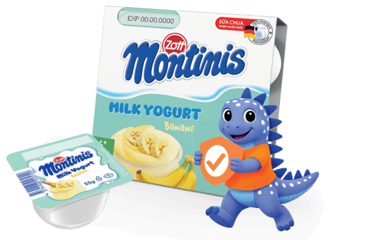Khám phá sản phẩm Sữa chua Montinis vị Chuối